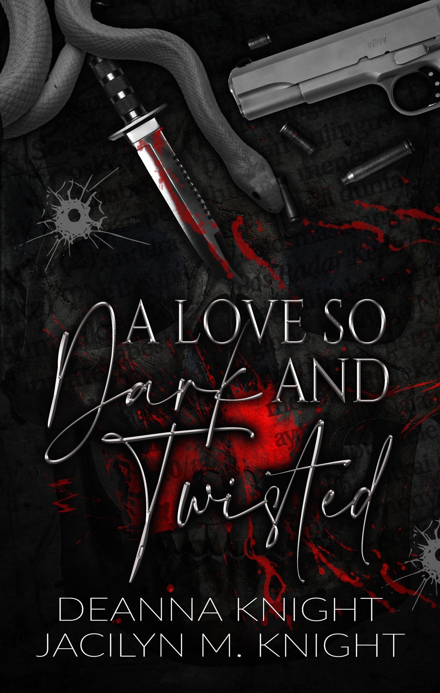 A Love so Dark and Twisted Paperback, Bookmark, & Stickers