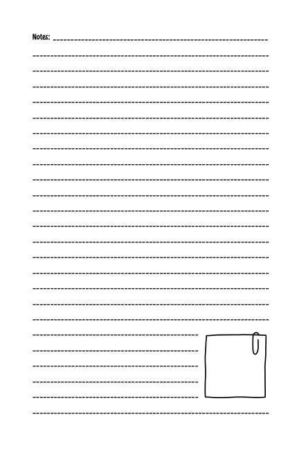 Sermon Notes - Willow Tree Notebook